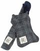 Touchdog 2-In-1 Windowpane Plaided Dog Jacket With Matching Reversible Dog Mat