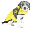 Touchdog Lightening-Shield Waterproof 2-in-1 Convertible Dog Jacket w/ Blackshark technology